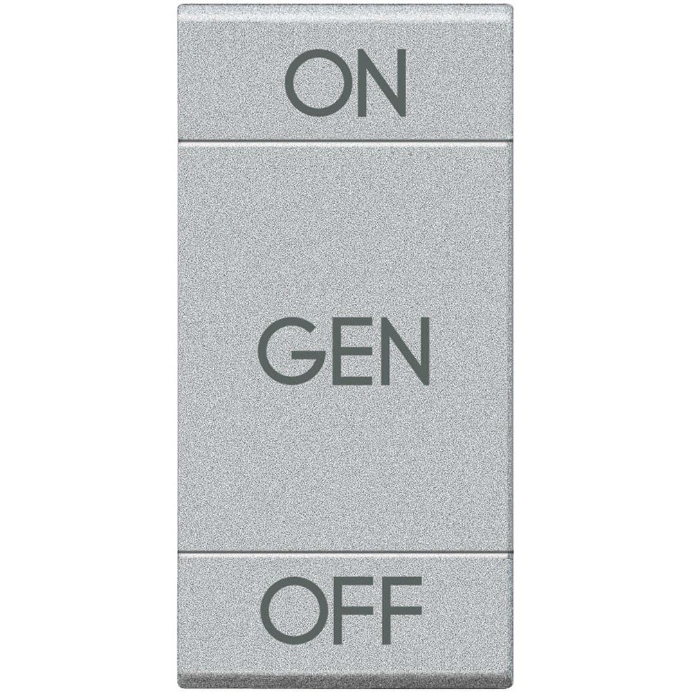 Bticino - Manette Livinglight symbole ON , OFF et GEN 1 module - Tech