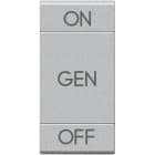 Bticino - Manette Livinglight symbole ON , OFF et GEN 1 module - Tech