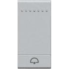 Bticino - Manette Livinglight symbole sonnette 1 module - Tech