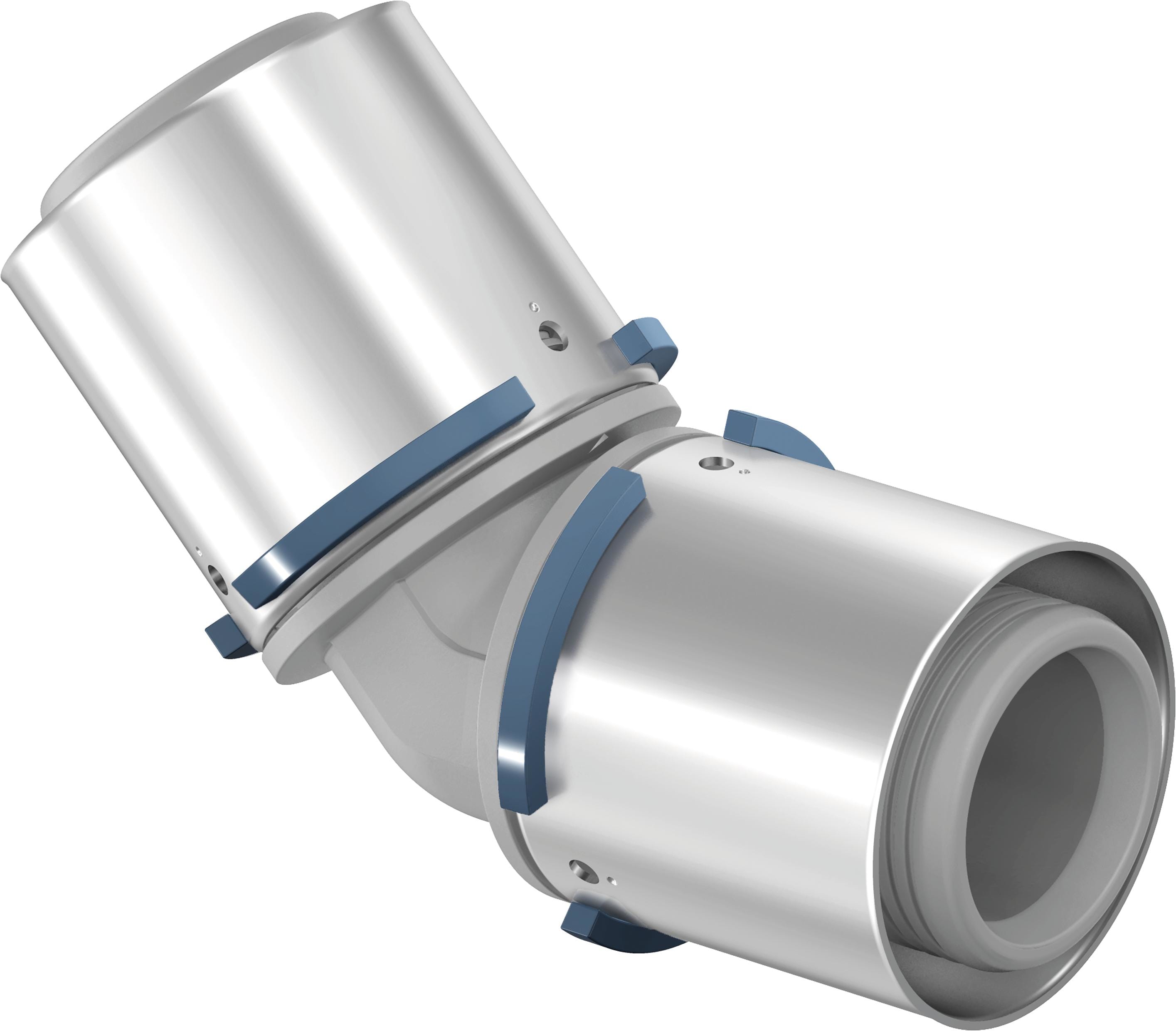 Uponor - S-PRESS COUDE 45° À SERTIR PPSU 50-50