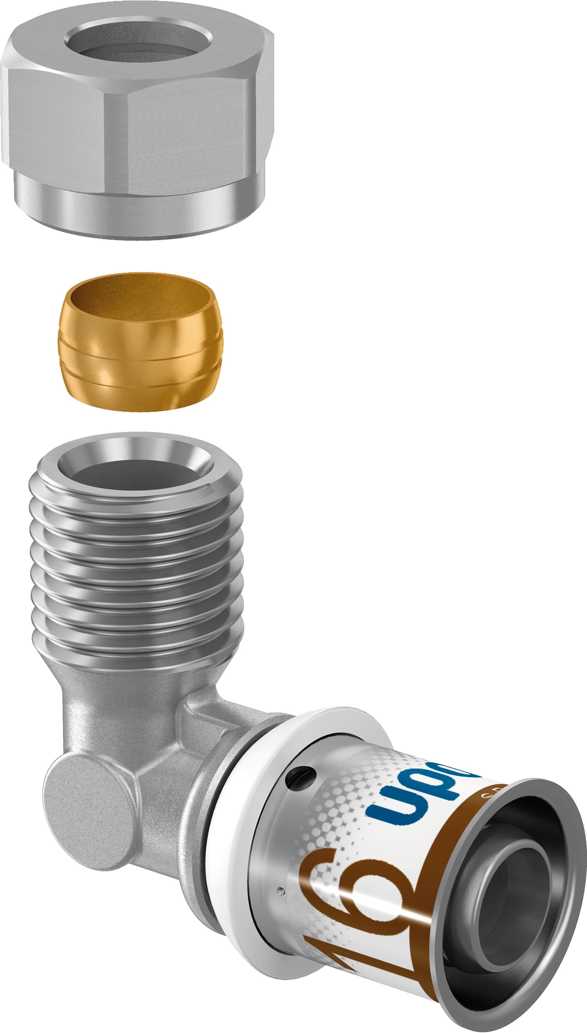 Uponor - S-PRESS PLUS COUDE 90° MÂLE 16-G3/8"MT/10CU