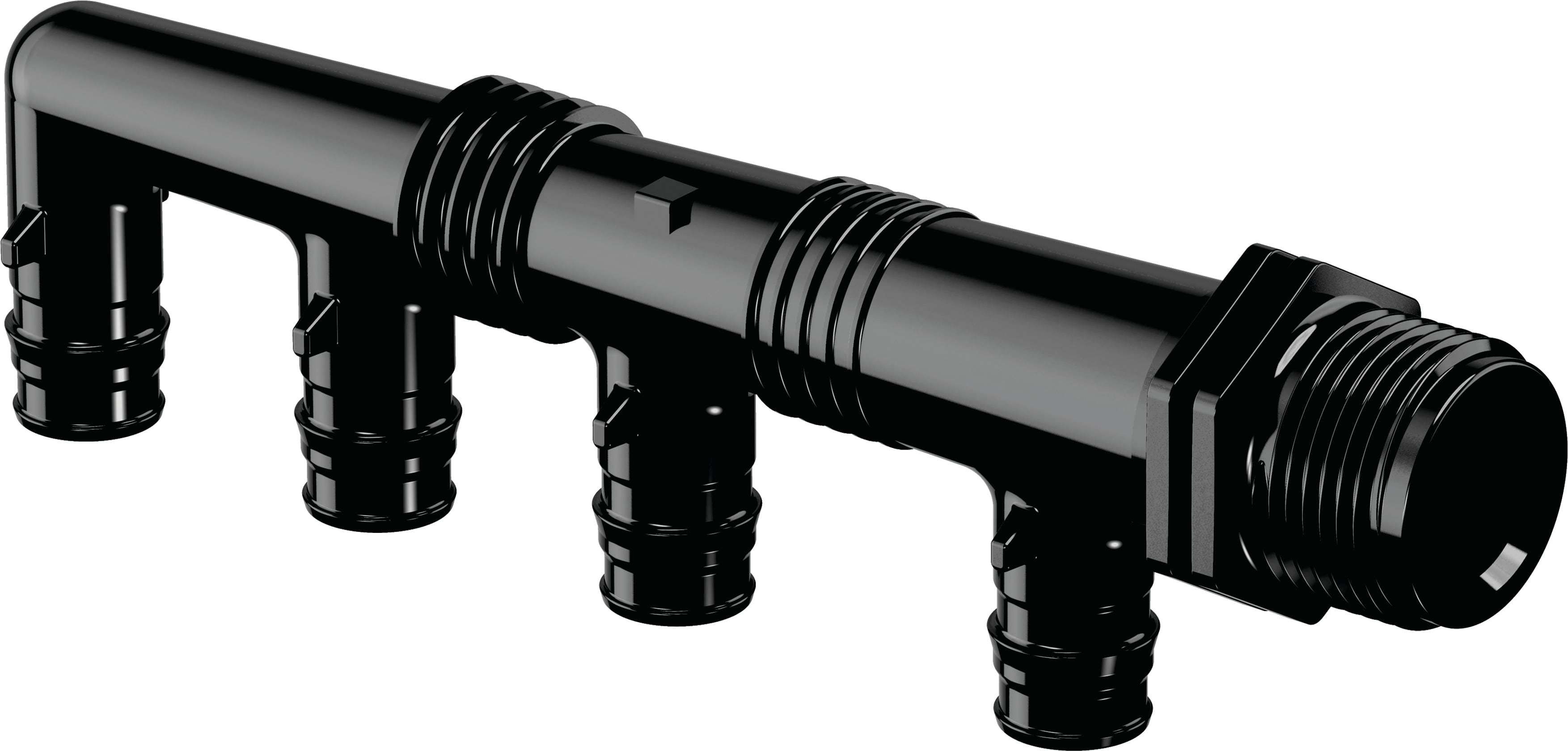 Uponor - Q&E COLLECTEUR FILETÉ MÂLE PPSU G3/4"MT 3X16 C/C45+35MM