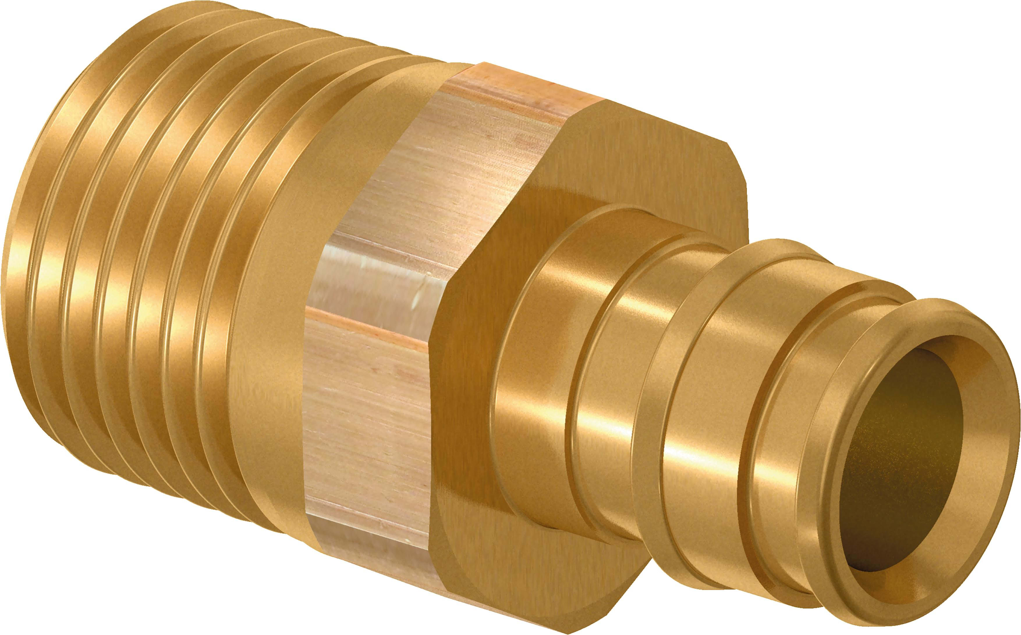 Uponor - Q&E RACCORD MALE PL/DR 75-R2 1/2"MT