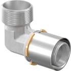 Uponor - S-PRESS COUDE 90° A SERTIR FILETAGE MALE 40-1.1/4"