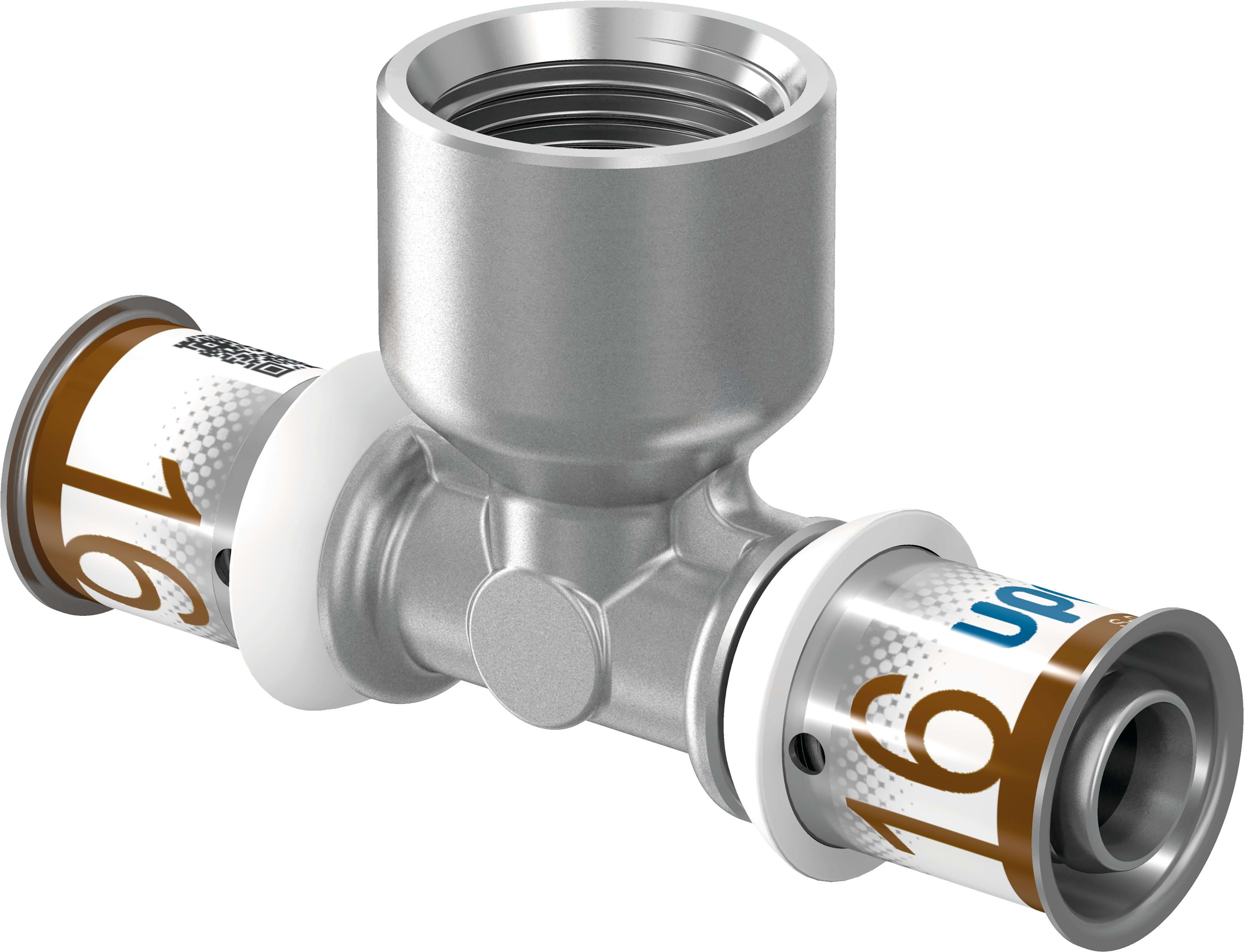 Uponor - S-PRESS PLUS TÉ FEMELLE 25-RP1/2"FT-25
