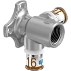 Uponor - S-PRESS PLUS APPLIQUE COUDÉE DOUBLE FEMELLE LONG 16-RP1/2"FT-16