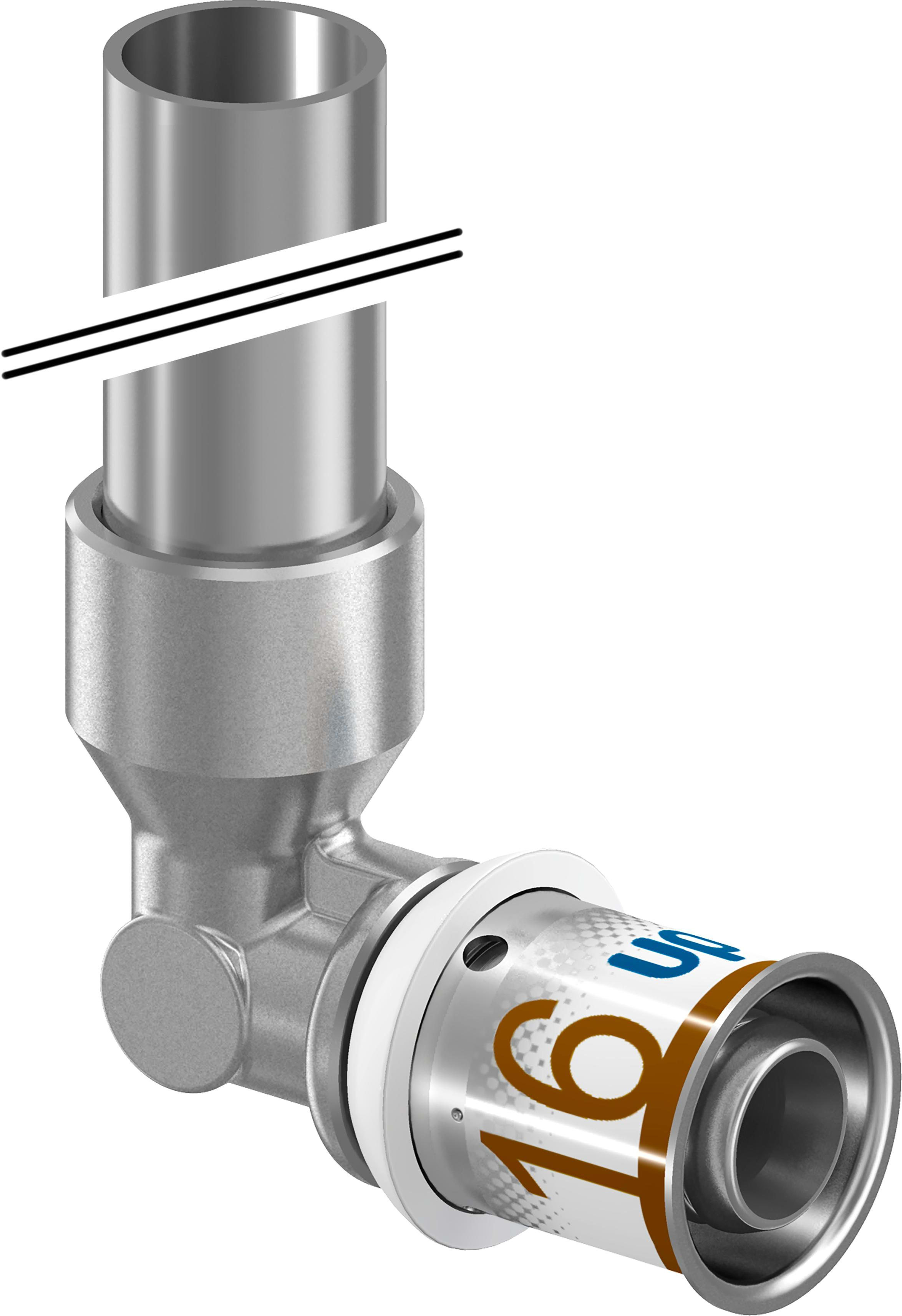 Uponor - S-PRESS PLUS CANNE COUDEE A SERTIR 16-12CU L=150MM
