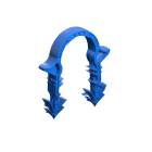 Uponor - TACKER AGRAFE COURTE 40MM POUR TUBE TACKER 14-20MM H=40MM