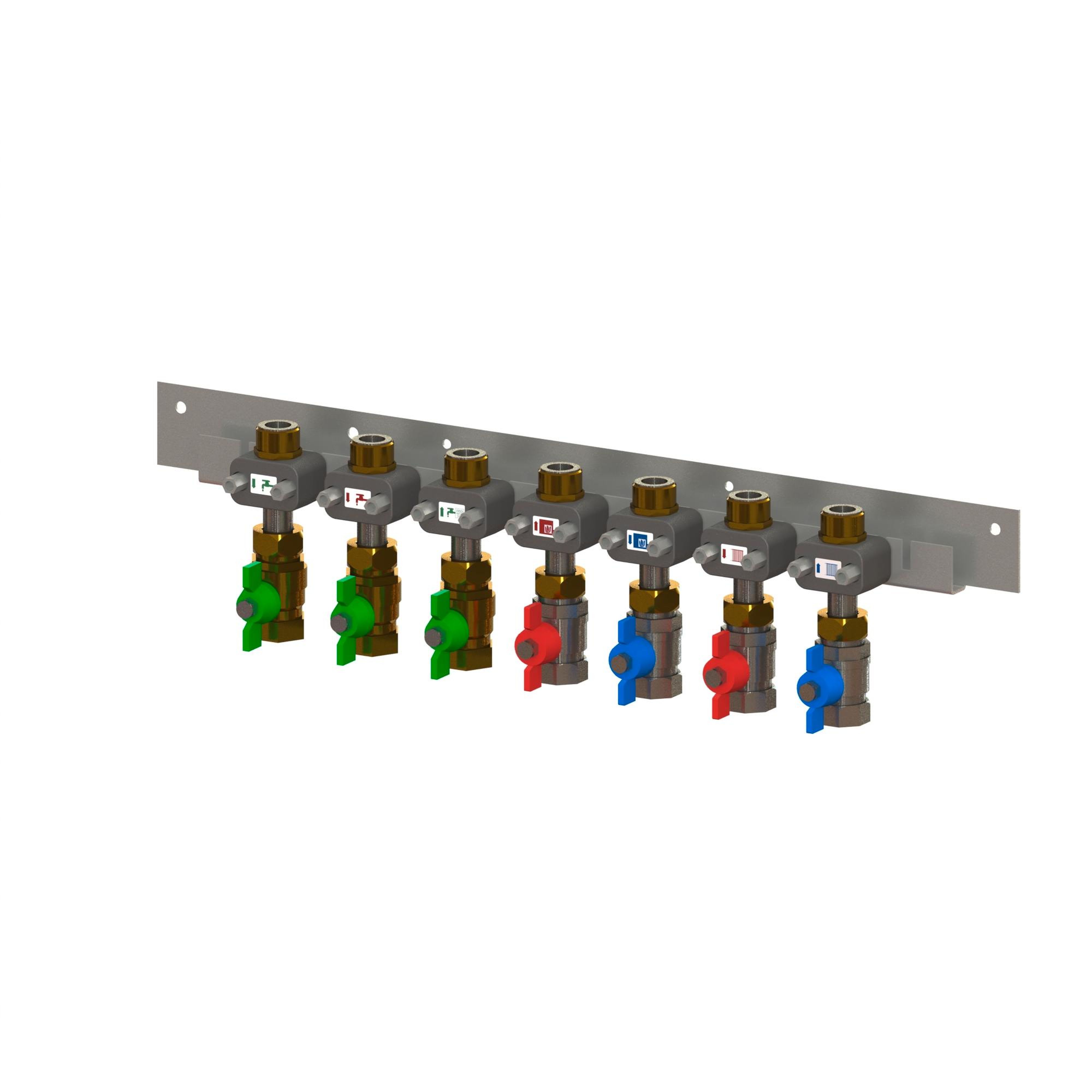 Uponor - Uponor Combi Port ball vanne rail 9X
