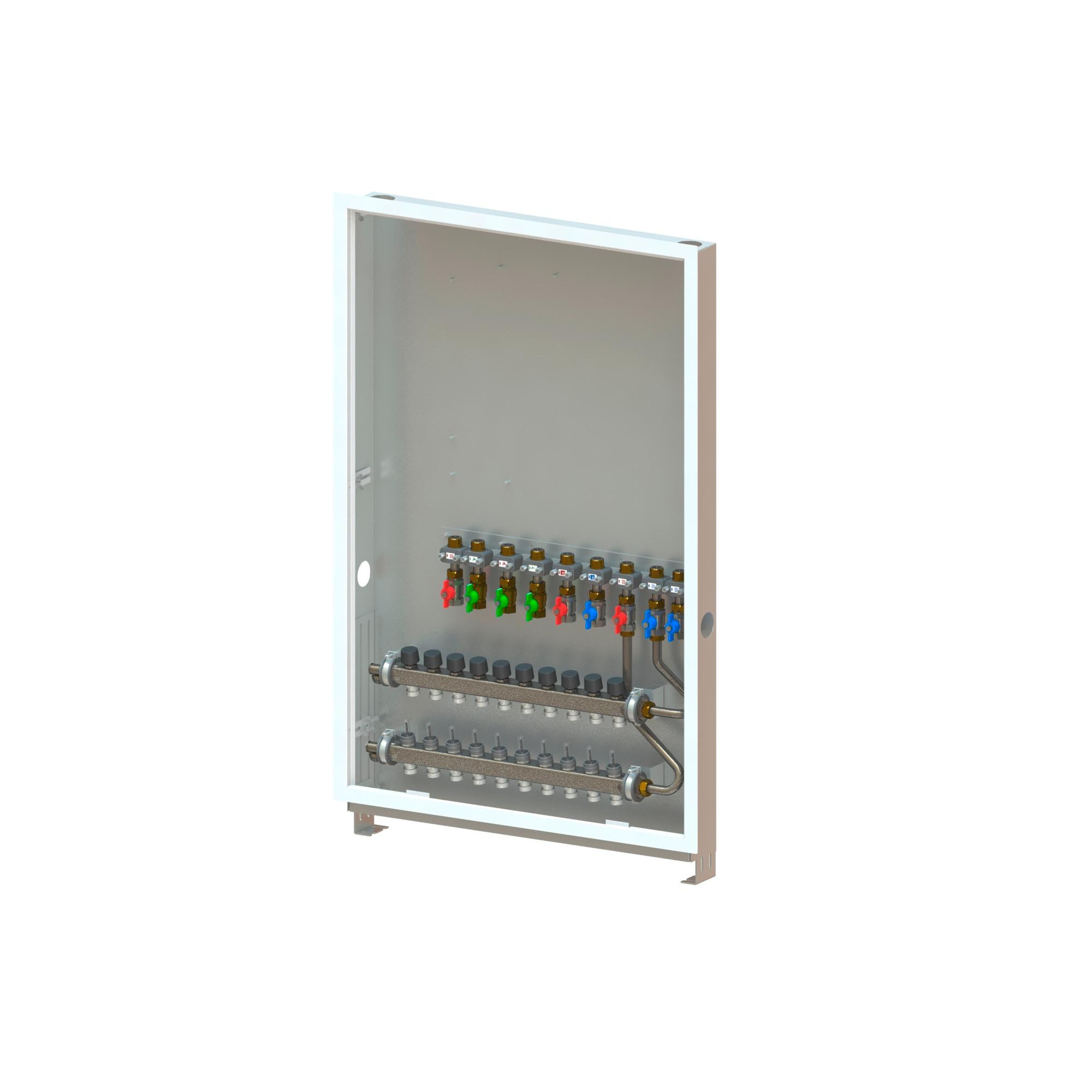 Uponor - UPONOR COMBI PORT COFFRET ENCASTRABLE PRO UFH 8X