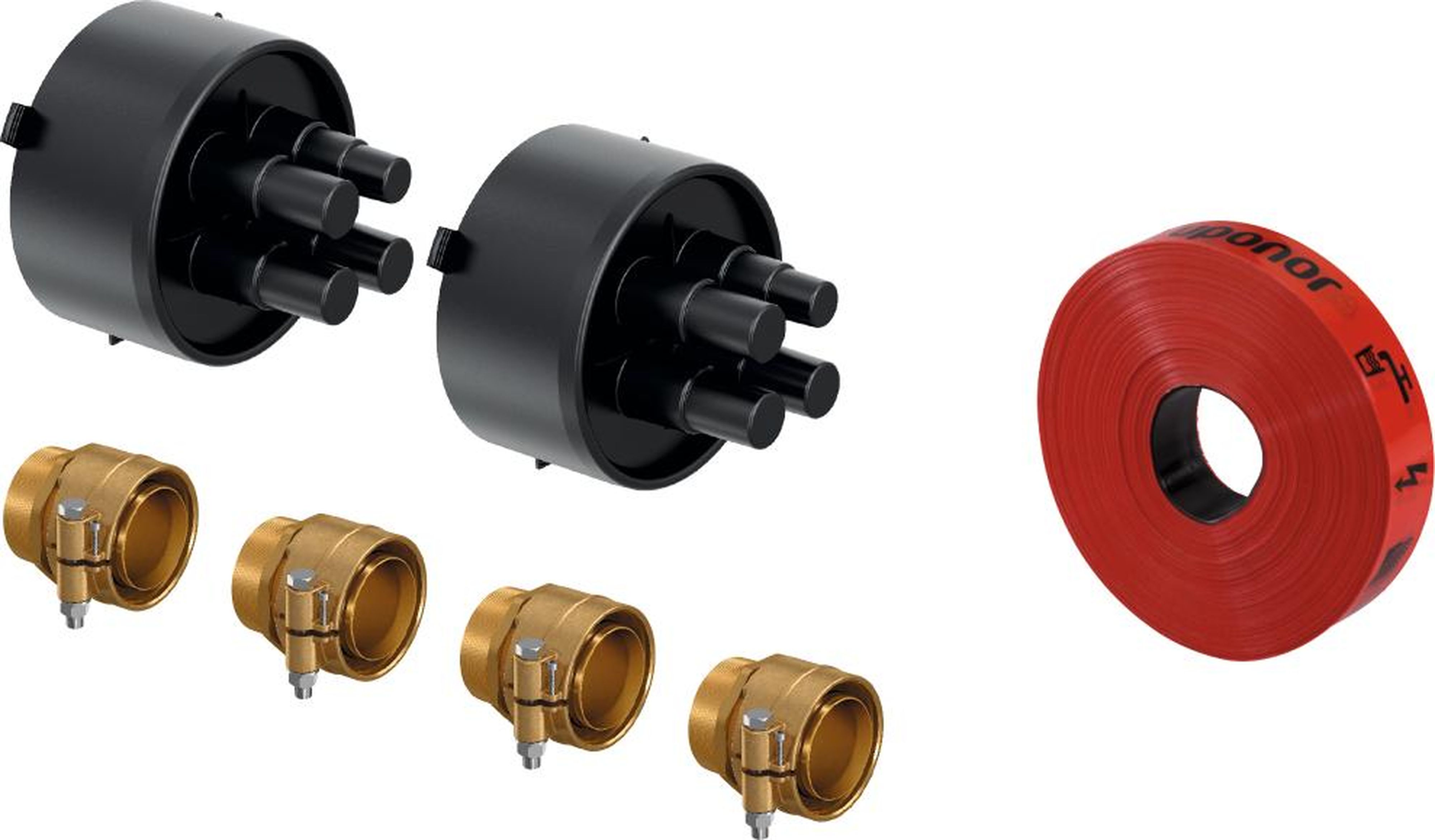 Uponor - ECOFLEX THERMO PIPE CONNECTION SET TWIN HP 40X3,7/175