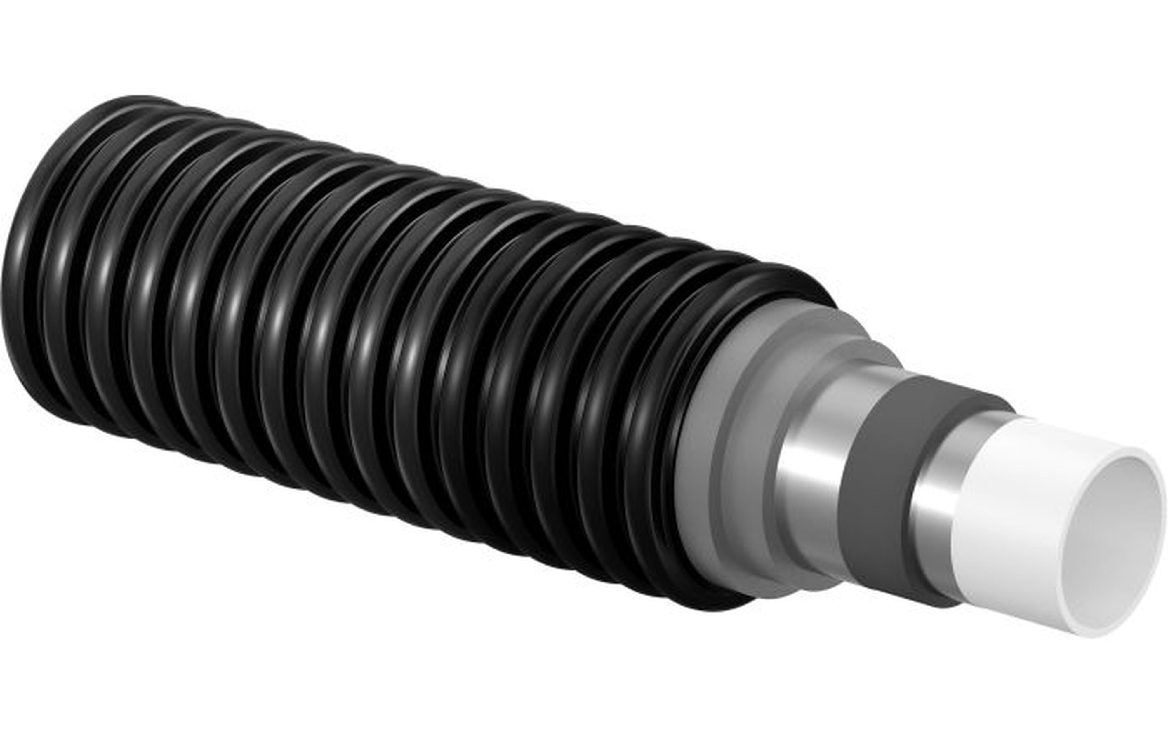 Uponor - ECOFLEX THERMO VIP TUBE PRÉ-ISOLÉES SINGLE 75X6,8/140