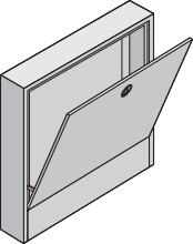 Uponor - MAGNA COFFRET MURAL / POSE EN APPLIQUE - POUR COLLECTEUR MAGNA 2310X835X200MM