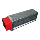 BHN Thermique - Radiateur ailet acier 3000W-IP55-230V/400V3(N)-gril prot-Therm 13à83C