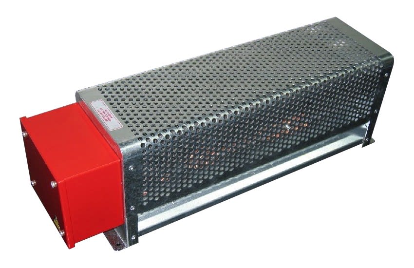 BHN Thermique - Radiateur ailet acier 3000W-IP55-230V/400V3(N)-gril protec