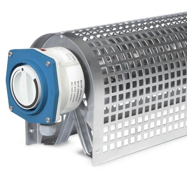 BHN Thermique - Grille protection inox 304 pour SWD-A/U 1000W L580xl150xh195mm