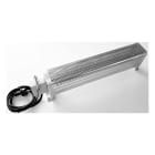 BHN Thermique - Radiateur ailet-1500W-IP66-230V-bte alu-gril protect acier