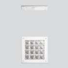 Bega - Plafonnier encastré, Argent · 3000 K