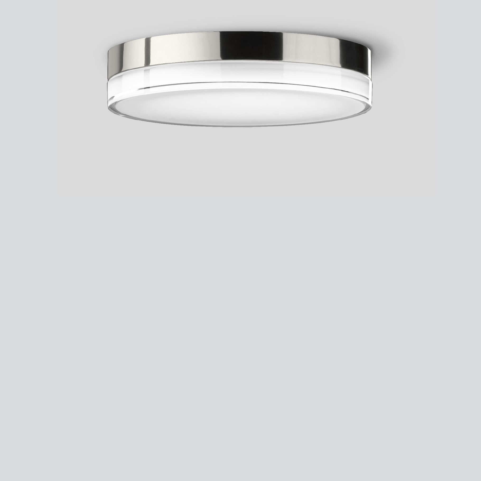 Bega - Applique et plafonnier, Aluminium poli · 4000 K