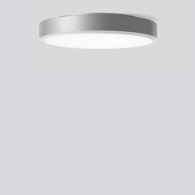 Bega - Applique et plafonnier, pour l'intérieur, Aluminium blanc · 4000 K