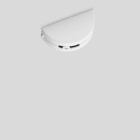 Bega - Cache-piton pour plafond incl., Blanc