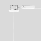 Bega - Cache-piton encastré, blanc satiné