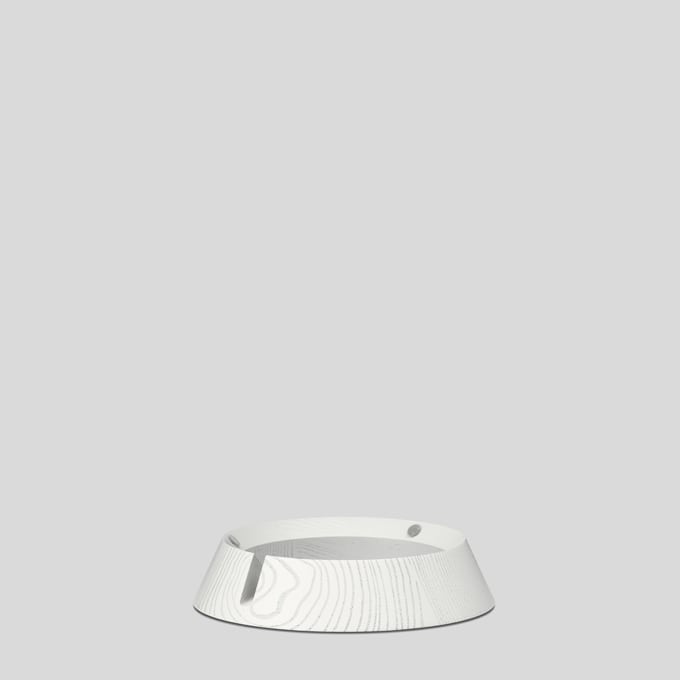 Bega - Socle en bois, blanc