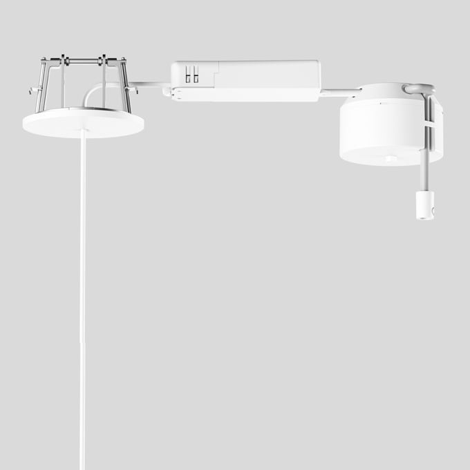 Bega - Cache-piton encastré · Smart, blanc satiné