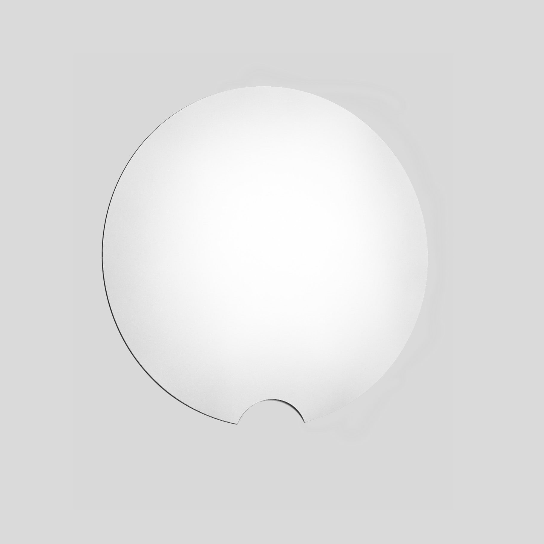 Bega - Panneau mural D=590, blanc satiné