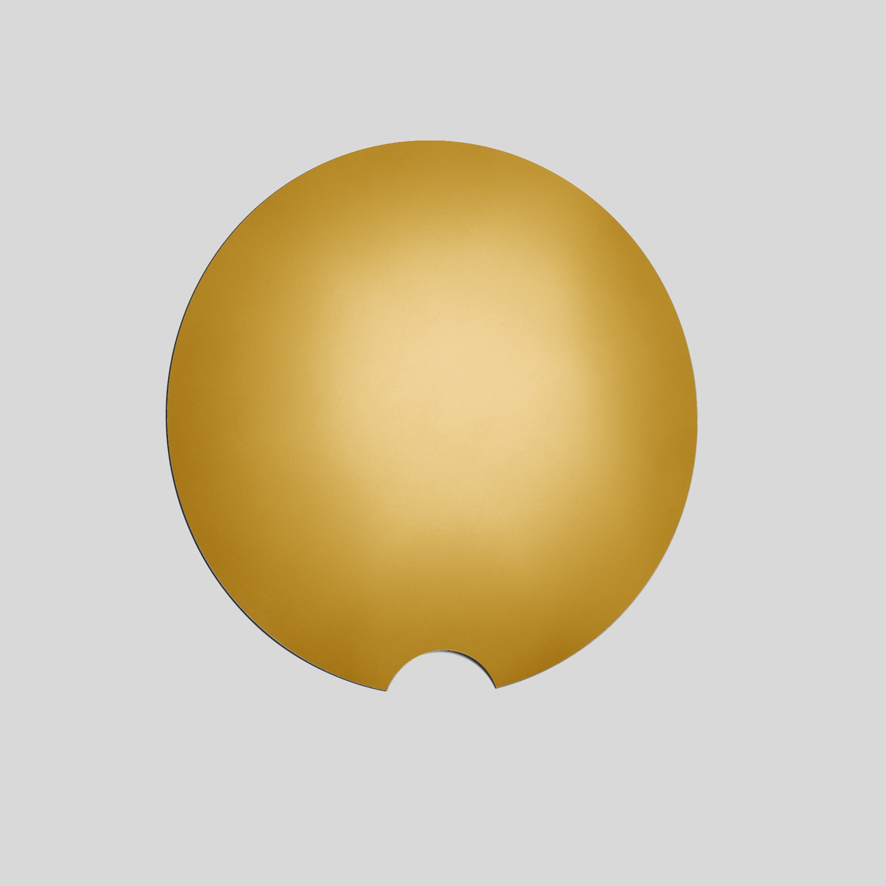 Bega - Panneau mural D=590, laiton satiné