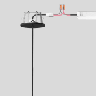 Bega - Cache-piton encastré, Noir satiné