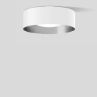 Bega - Plafonnier, Blanc satiné/alu · 3000 K