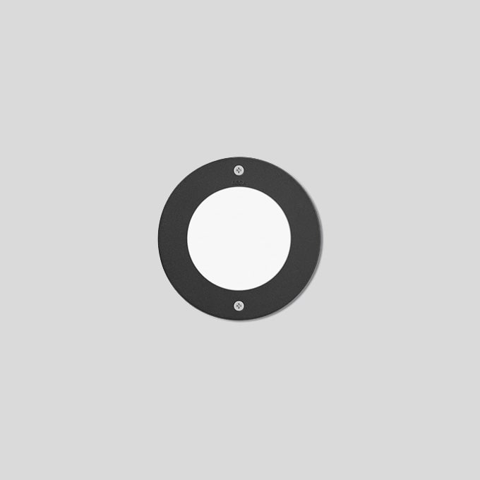 Bega - Applique encastrée, pour intérieur et extérieur, Graphite · 4000 K