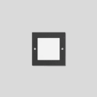 Bega - Applique encastrée, pour intérieur et extérieur, Graphite · 4000 K