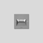 Bega - Applique encastrée, pour intérieur et extérieur, Argent · 4000 K