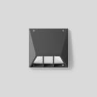 Bega - Wandleuchte, für den Innen- & Außenbereich, Grafit 4000 K