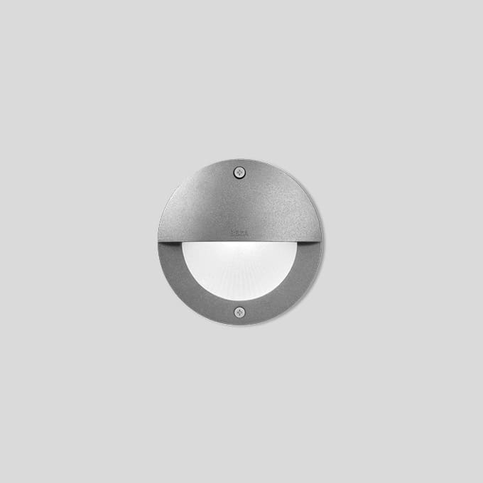 Bega - Applique encastrée, pour intérieur et extérieur, Argent · 4000 K