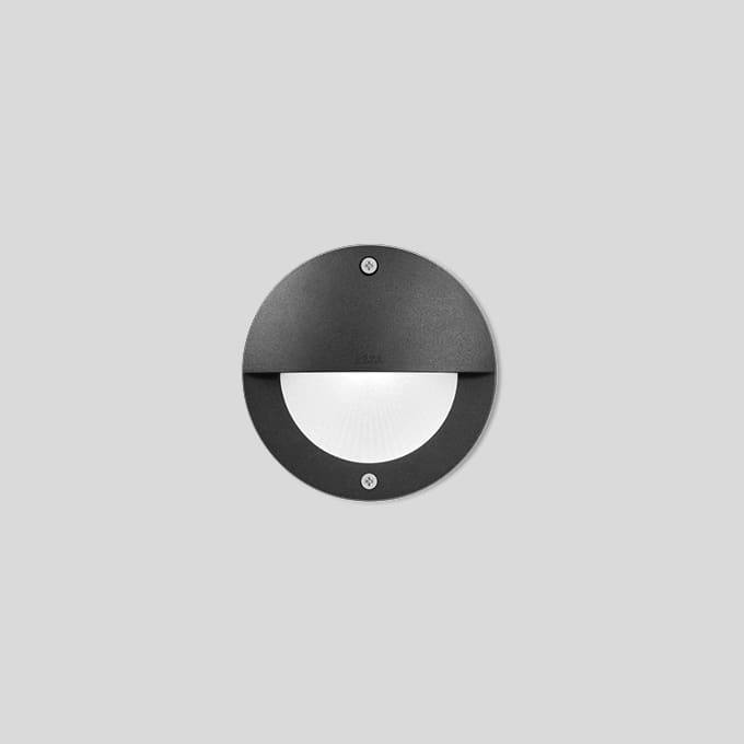 Bega - Applique encastrée, pour intérieur et extérieur, Graphite · 3000 K
