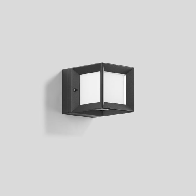 Bega - Plafon./applique/lum. pilastre, pour intérieur et extérieur, Graphite · 3000 K