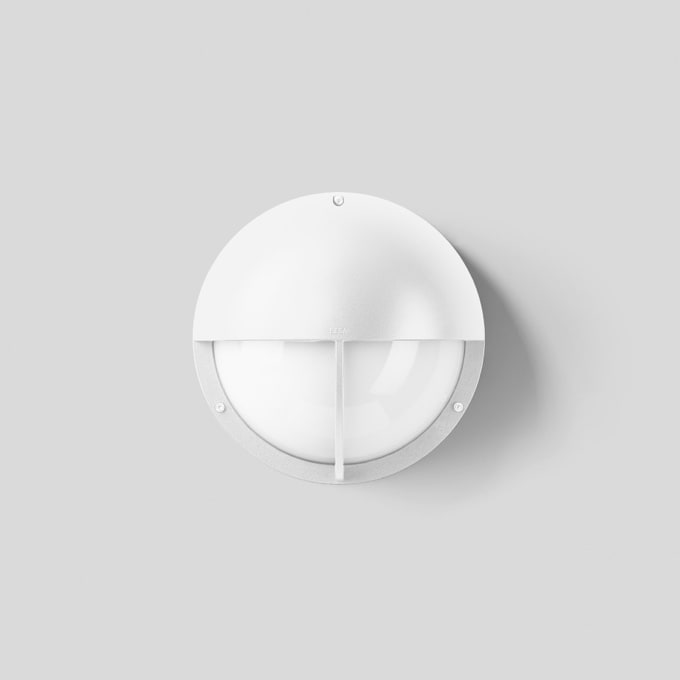 Bega - Applique, pour intérieur et extérieur, Blanc · 3000 K, en plus gratuit 1 x BEGA