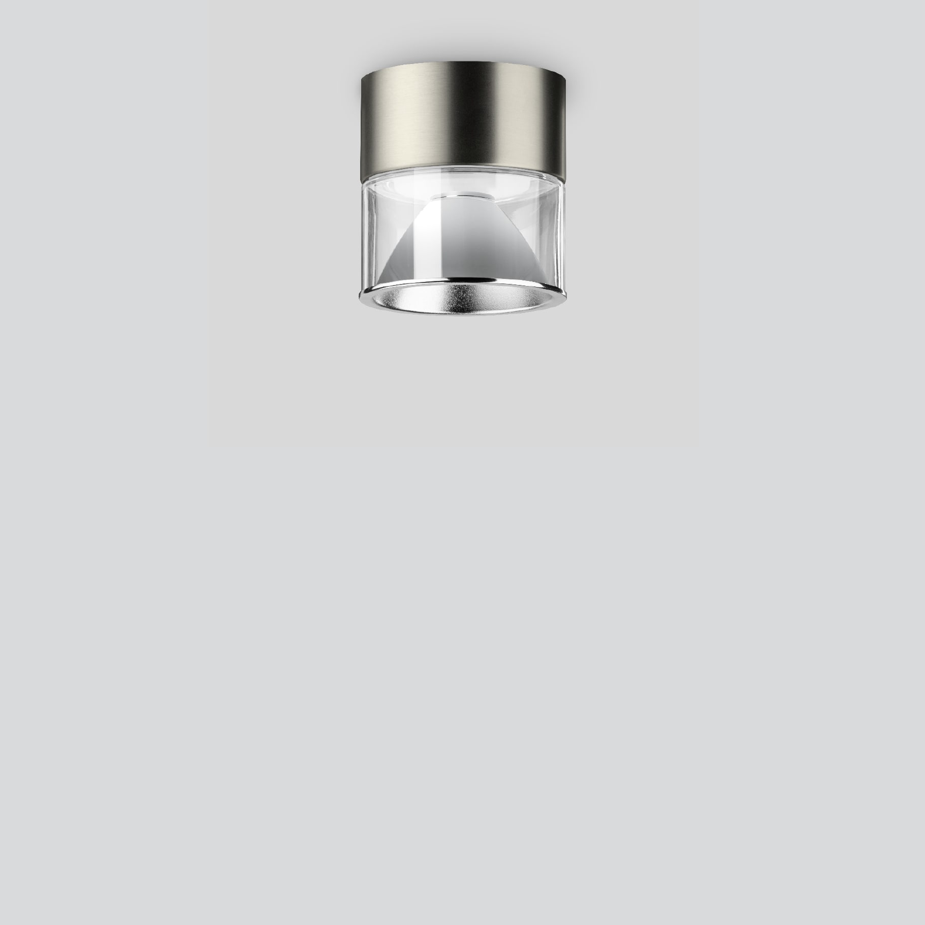 Bega - Plafonnier, Acier inoxydable · 4000 K