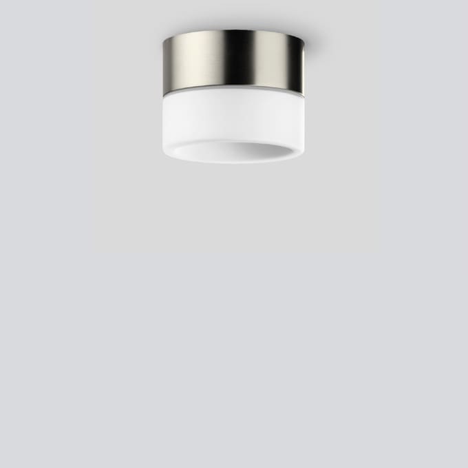 Bega - Plafonnier, pour l'intérieur, Acier inoxydable · 4000 K