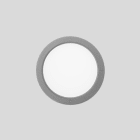 Bega - Wandeinbauleuchte, für den Innen- & Außenbereich, Silber 4000 K