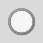 Bega - Wandeinbauleuchte, für den Innen- & Außenbereich, Silber 4000 K