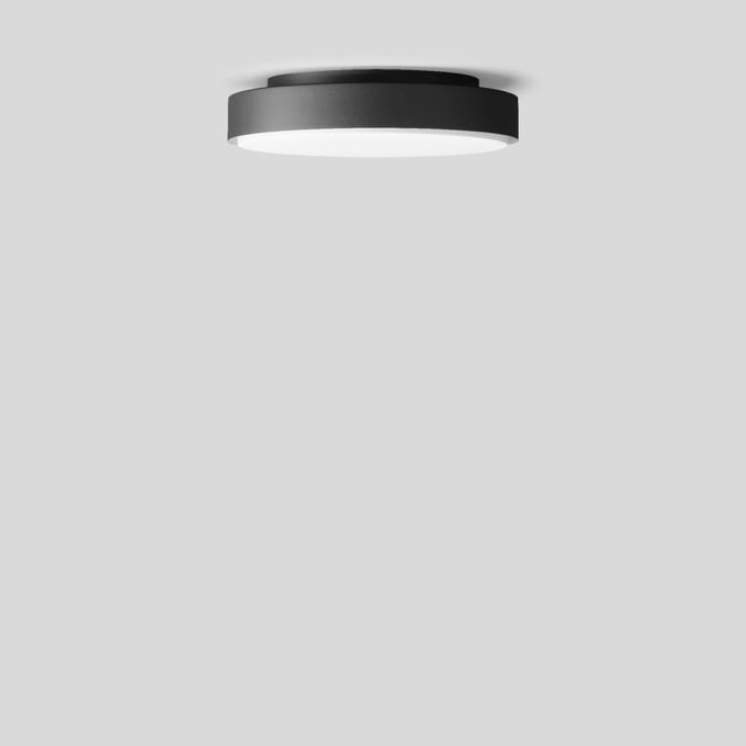Bega - Applique et plafonnier, pour intérieur et extérieur, Graphite · 4000 K