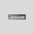 Bega - Applique encastrée, pour intérieur et extérieur, Argent · 3000 K