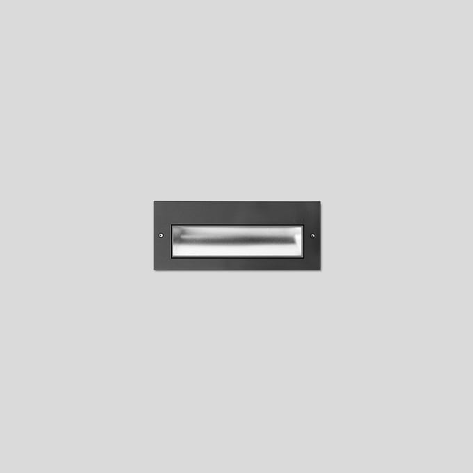 Bega - Applique encastrée, pour intérieur et extérieur, Graphite · 3000 K