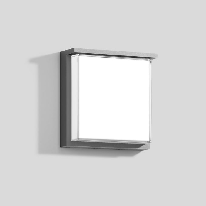 Bega - Applique, pour intérieur et extérieur, Argent · 4000 K