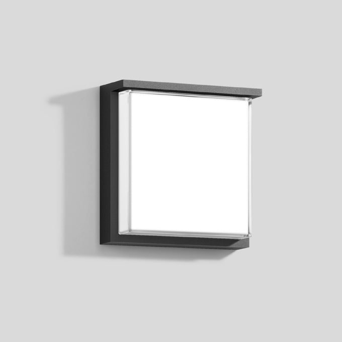 Bega - Applique, pour intérieur et extérieur, Graphite · 3000 K