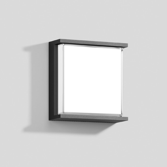 Bega - Applique, pour intérieur et extérieur, Graphite · 4000 K